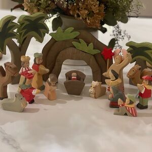 Vintage Nativity Set